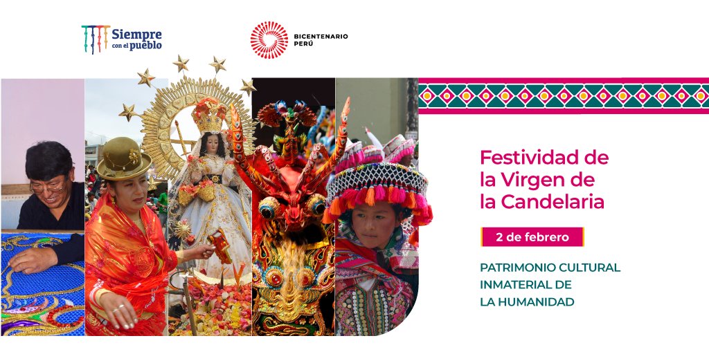 Hoy la comunidad católica venera a la Virgen de la Candelaria. En la ciudad de Puno, esta festividad une las tradiciones occidentales y la cosmovisión andina. Además, ha sido declarada Patrimonio Cultural Inmaterial de la Humanidad por la UNESCO en 2014.
#BicentenarioPerú 🇵🇪