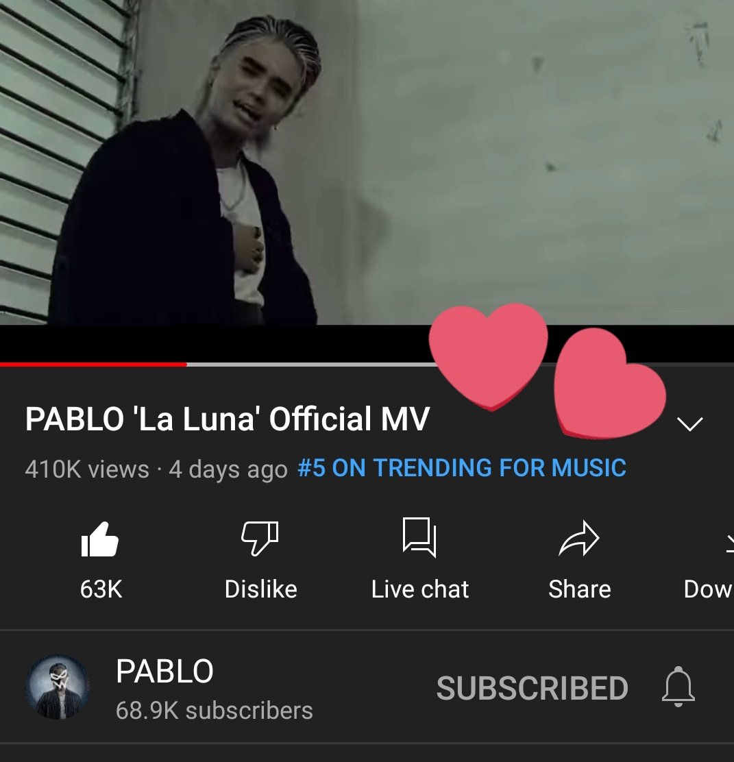 SB19MemeVice's tweet photo. Oh? Loko! Trending #5 na pala ang "La Luna" sa YT for music. Ramdam kong kaya natin tong dalhin sa BBHTS basta magkaisa lang tayo!

Tara! Stream "La Luna Music Video" and "La Luna" on spoti 💙

Gamit ka narin ng tags jeevah?

STREAM LA LUNA
#PABLO @imszmc 

Listen #PABLOLaLuna https://t.co/3U2fqxY0ia