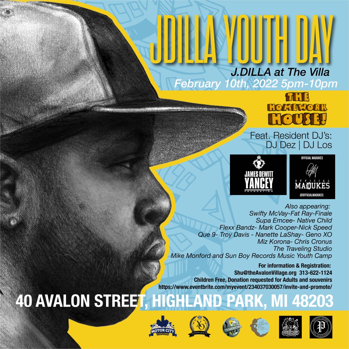 @JDilla_Fndn @MIHighlandPark @iamdjbutter @AvalonVillageHP @ParkerVillage @officialmadukes @SupaEmCeeif @itsmarkcooper @mizkorona @GENO_XO @NickSpeedEnt @TDavisWay