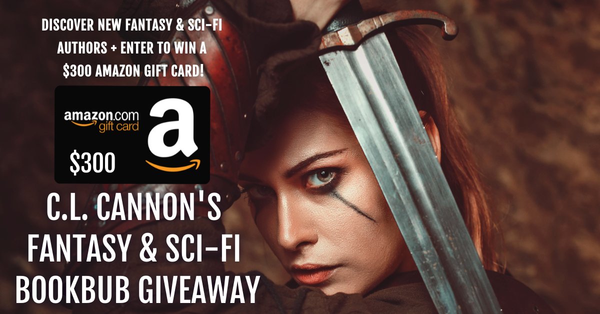 CLCannonAuthor's tweet photo. ⚔️ It's time to win the big bucks again! Follow some amazing #Fantasy &amp; #Scifi authors on Bookbub &amp; enter to win a $300 #AmazonGiftCard! 👑
💰 Enter: https://t.co/w2svQSdgUz 💫

#bookbub #indieauthors #amreading #amreadingfantasy #amreadingscifi 
#sweepstakes #giveaway #readers https://t.co/eM8l4zxBLw