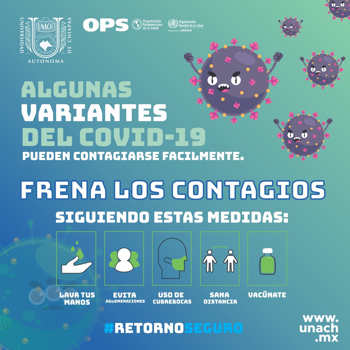 FCAC1UNACH's tweet photo. ¡No bajes la guardia! https://t.co/9see3BXbki