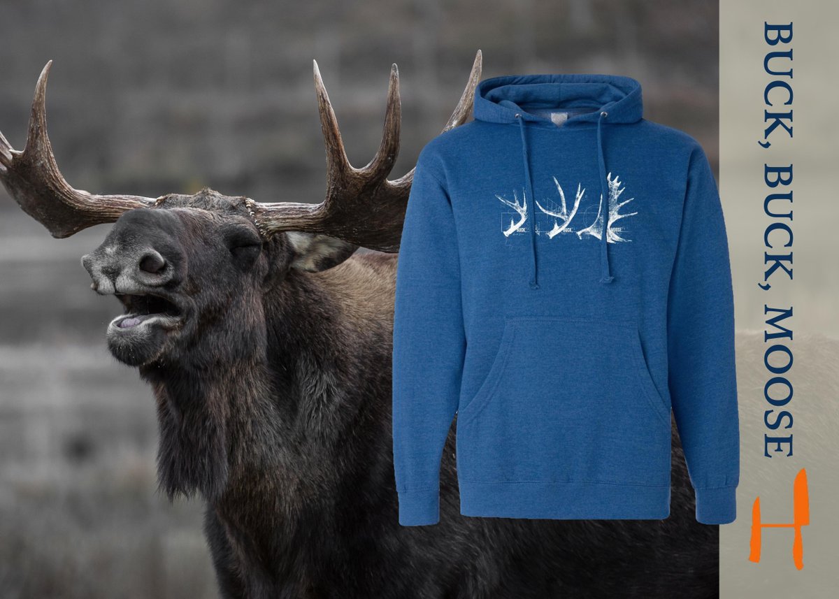 The Buck, Buck, Moose hoodie is in stock now! Grab yours while supplies last. Link below.

hunttoeat.com/shop/sweatshir…