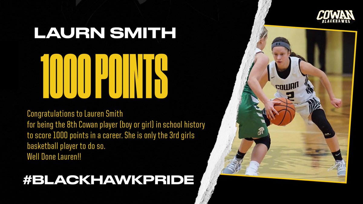 Cowan_Athletics's tweet photo. Congratulations Lauren!! https://t.co/Ots61nEEj6