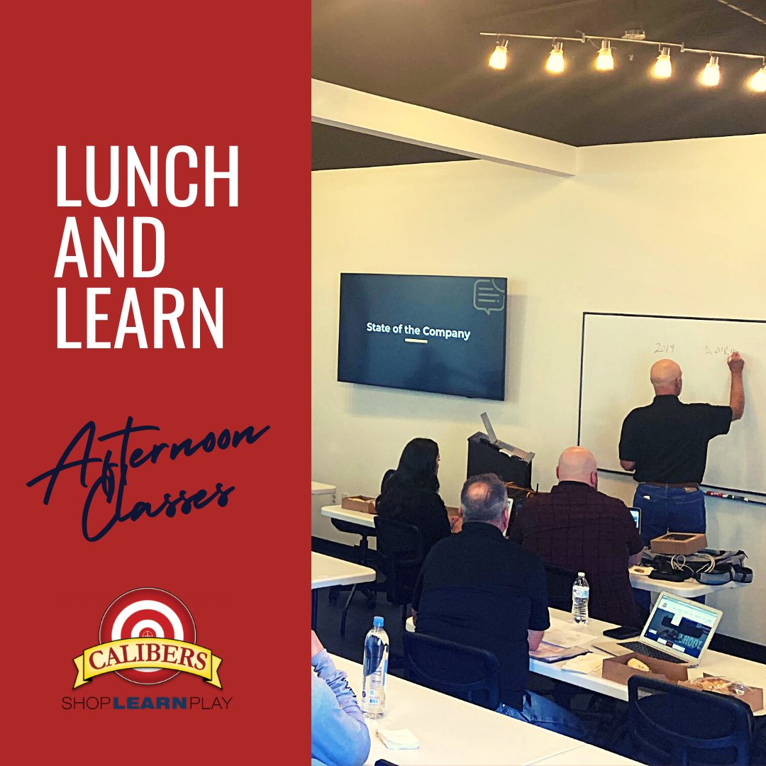 CalibersUSA's tweet image. We’re proud to offer bite-sized classes to fit your schedule! Our lunch-and-learn series teaches things like

-a personal home protection program
-defensive shooting fundamentals
-And more!
All classes happen during traditional lunch hours and include lunch.

#calibersusa #abq