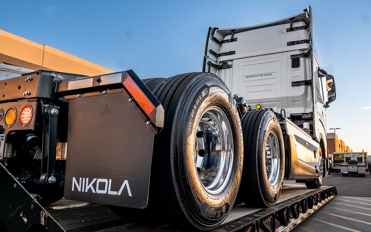 Dealer-ready! The Nikola Tre #6 pre-series BEV truck is heading to our first sales and service dealer on the delivery list...Thompson Truck Centers in Nashville, TN! #NikolaDelivery <a href="/ThompsonTrucks/">Thompson Truck Centers</a>