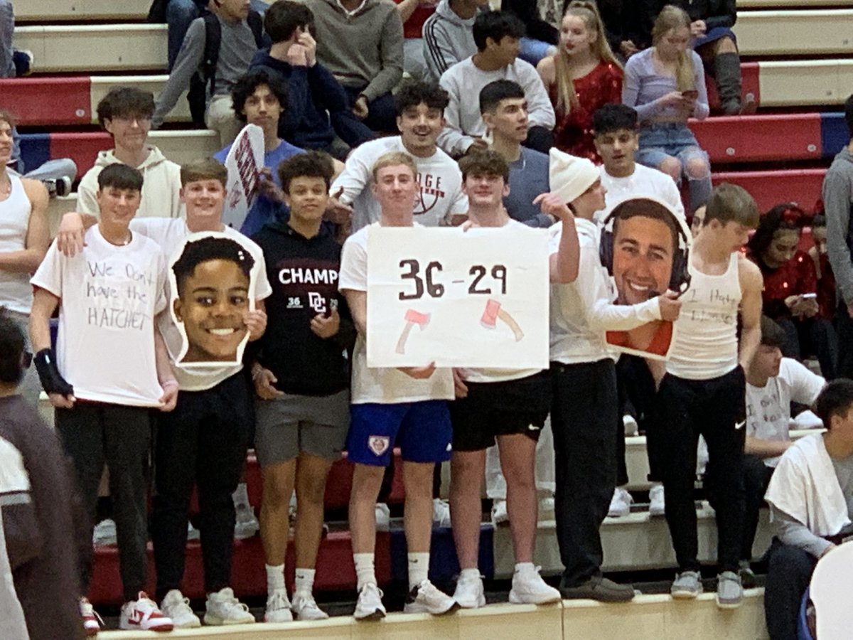 .<a href="/TuckerSmith6/">Tucker Smith</a> and <a href="/ChanceKerr10/">Chance Kerr</a> making sure everyone remembers the #HatchetGame 🪓 score