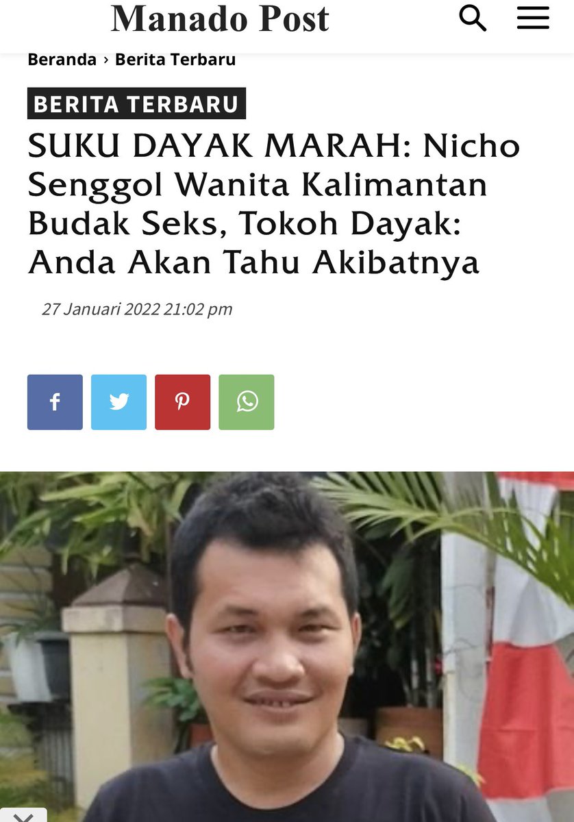 iyut888new's tweet photo. Tolong TAG manusia yg mulut&amp;jempolnya gk berAdab ini.Smpaikn slm dr kmi Wnita Kalimantan.Puasin aja bacooddnya ngeFitnah Wnita Kalimantan sbg Budak Sex,apa prlu bocah ini kmi beli utk Budak Prkbunan SAWITa/KARET a/sbg budak diTambang BATUBARA.
Wanita DAYAK adlh WANITA MANDIRI https://t.co/5GaMeXkp12