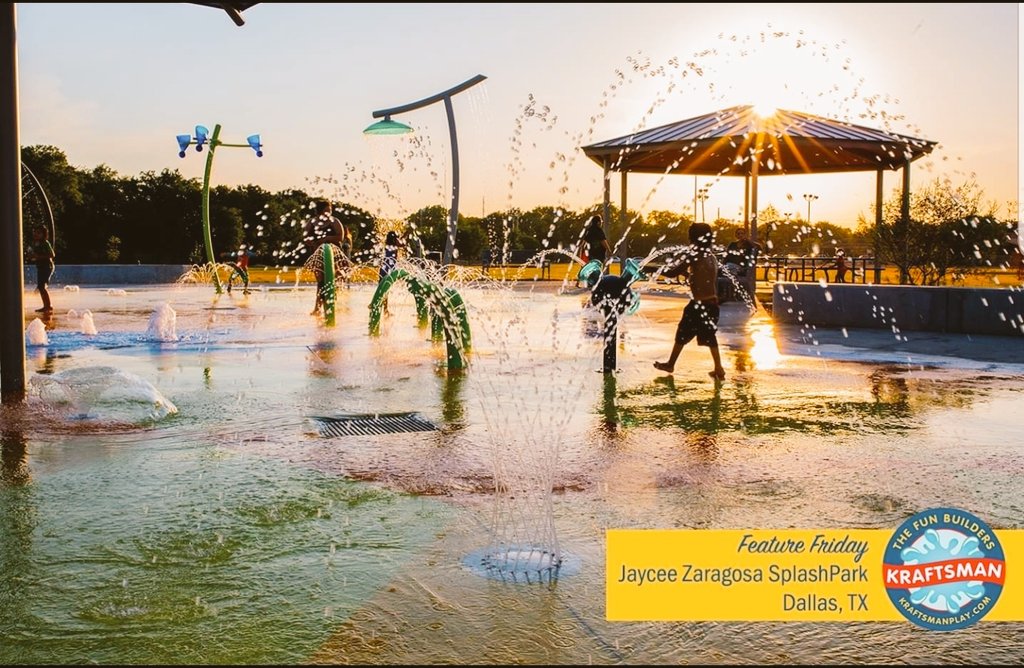 RyanJSlott's tweet image. Jaycee Zaragosa SplashPark
Dallas, Texas #kraftsmanplay