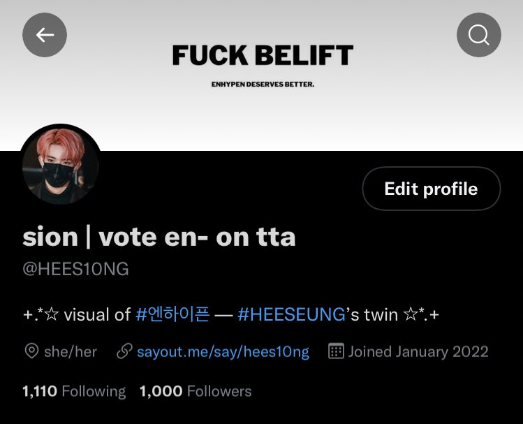 HEES10NG's tweet photo. HAPPY 1K MOOTS! MAHAL KO KAYO SO MUCH 😭❤️❤️❤️ https://t.co/6oO84bs8Fp