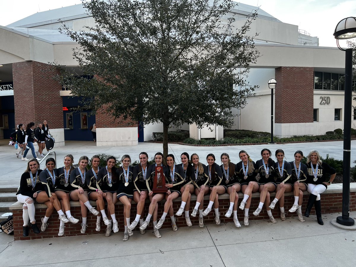 JWMHS's tweet photo. Congratulations to #MustangCheer! 2nd Place in the State Class 2A Non-Tumbling Cheerleading Championships! #YouCantStopCheerleading #YouCantStopSpirit #YouCantStopExcellence https://t.co/c0PA99p6nz