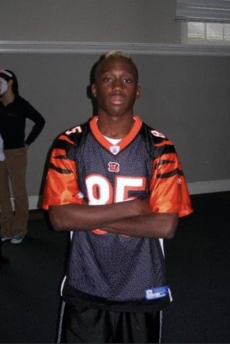 This Bengals fan (me!) loves the Bengals so much he gave himself a blond mohawk in high school to emulate his favorite player —<a href="/ochocinco/">Chad Johnson</a>