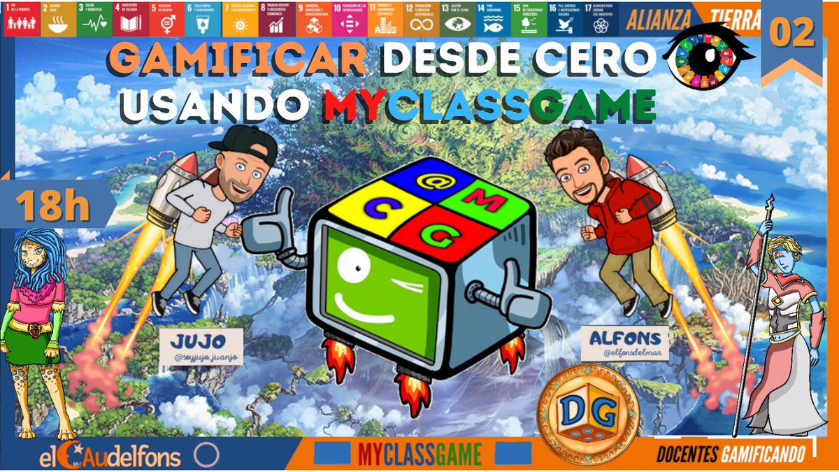 Alfons Nàcher Martínez (@elcaudelfons) on Twitter photo A las 18:00h Mini curso para #Gamificar usando <a href="/MyClassGame/">@MyClassGame</a> desde 0.
<a href="/soyjujo_juanjo/">ℙ𝕣𝕠𝕗𝕖 𝕁𝕦𝕛𝕠🌱</a> y @Elfonsdelmar os presentamos, enlazando con la temática de <a href="/KoiTierra/">ALIANZA TIERRA-KOI</a> como utilizar la versátil herramienta del galardonado <a href="/juantoman/">Juan Torres Mancheño</a> en los <a href="/PremioEspiral/">Premio Espiral</a>.
youtu.be/7rZiXlWw_5A A las 18:00h Mini curso para #Gamificar usando <a href="/MyClassGame/">@MyClassGame</a> desde 0.
<a href="/soyjujo_juanjo/">ℙ𝕣𝕠𝕗𝕖 𝕁𝕦𝕛𝕠🌱</a> y @Elfonsdelmar os presentamos, enlazando con la temática de <a href="/KoiTierra/">ALIANZA TIERRA-KOI</a> como utilizar la versátil herramienta del galardonado <a href="/juantoman/">Juan Torres Mancheño</a> en los <a href="/PremioEspiral/">Premio Espiral</a>.
youtu.be/7rZiXlWw_5A
