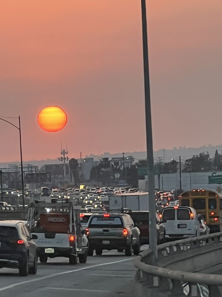 The sun is looking extra big tn in Los Angeles 😍😍