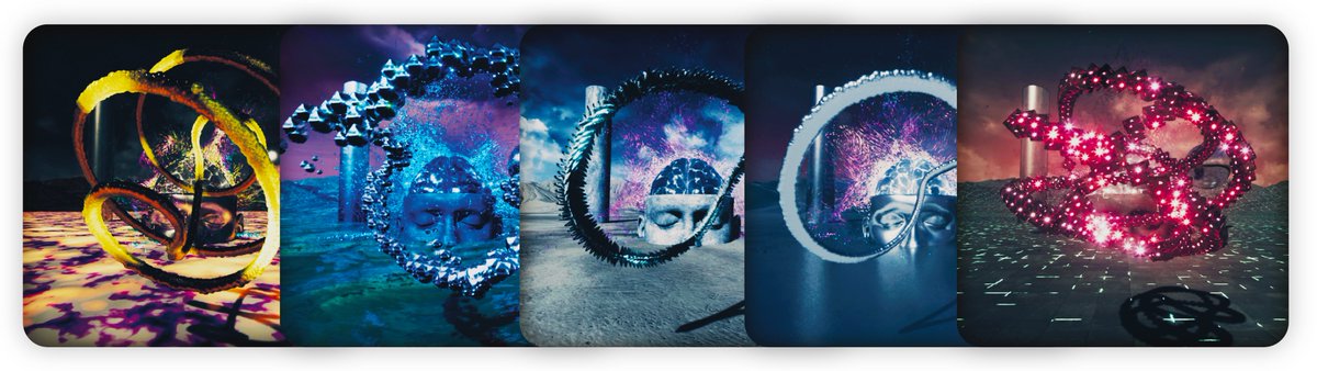 Jcrudess's tweet photo. Convergence NFT by @Jcrudess &amp; @vjfader is out now! There are 5 songs , each with their unique audio-reactive animations and over 75 downloadable stems. 

🌊 Wave 1 - February 2nd - 880 editions available

Get yours now at https://t.co/TggAdbBHem 

#nftmusic #cryptoart https://t.co/62x8ROeGQW