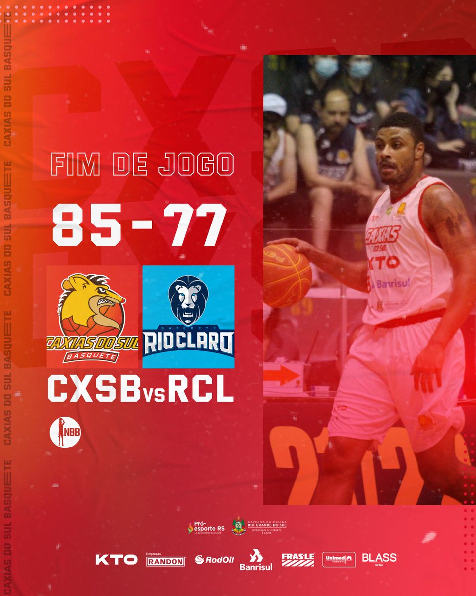 CaxiasBasquete's tweet photo. 😍💪O SESI JOGA! Um ginásio pulsante, uma torcida apaixonada e um time que luta até o fim e honram demais essa camisa. Vitória no nosso retorno a Caxias!

🆚 Caxias do Sul 85 x 77 Rio Claro https://t.co/UGqSzKueU0