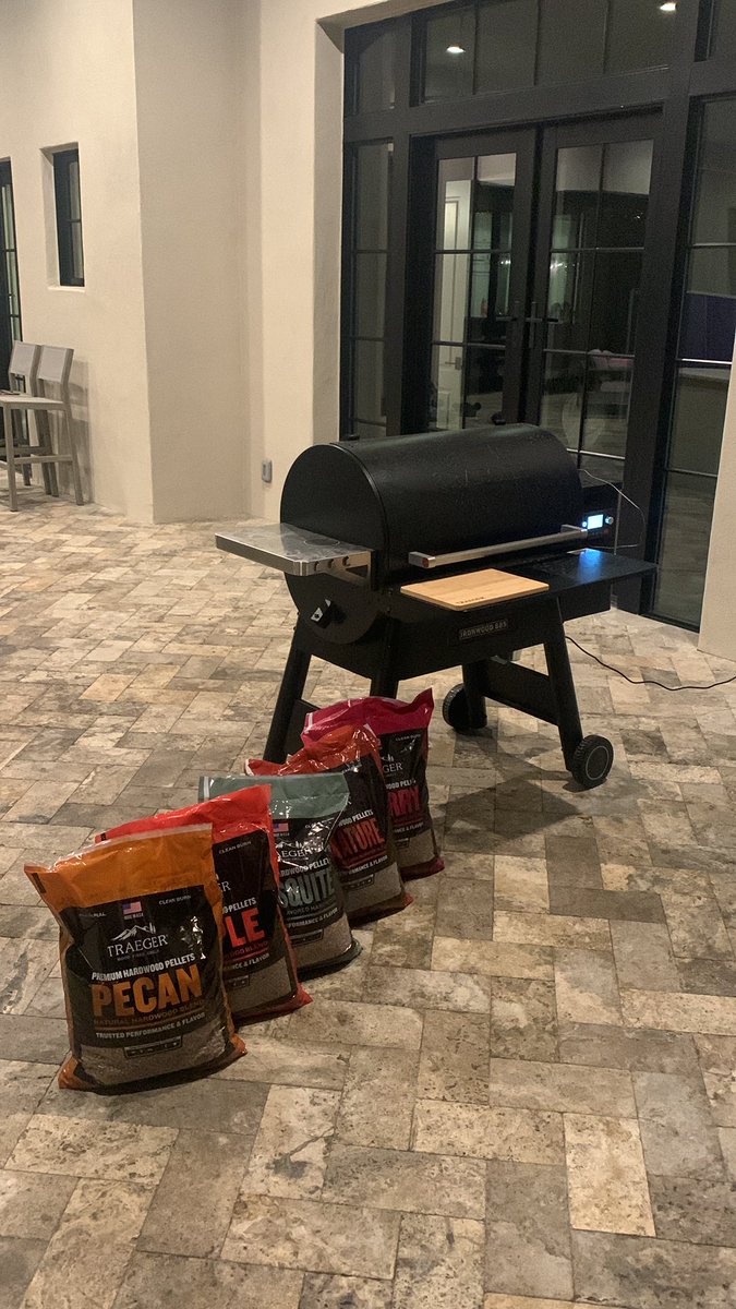 Let’s get it! Thank you to everyone at @TraegerGrills for the hookup. Unbelievable product. #meatsweats