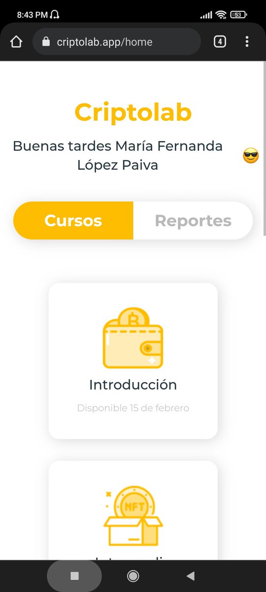Soymaferlopezp's tweet photo. El inicio de algo grande ⚡💥🔥!!
@Criptolabapp @agustonks @waismaan
Wachos ustedes son TOP 💯
#Criptolab #Criptos #NFT #Staking #PlayToEarn https://t.co/7JBkvk1Ez0