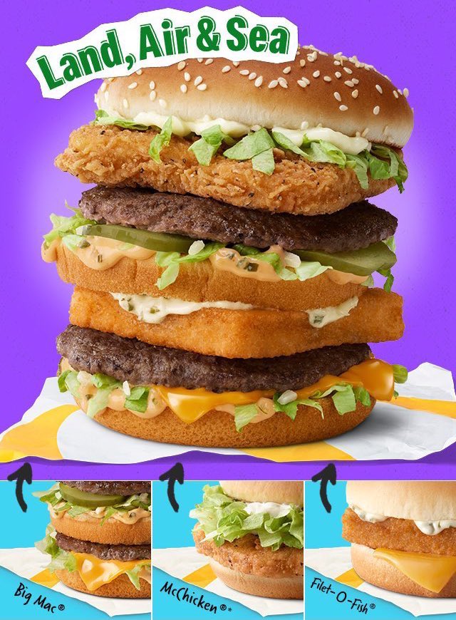 This ISU vs Kansas is getting gross but it’s nothing compared to the McDonald’s ad for this monstrosity.