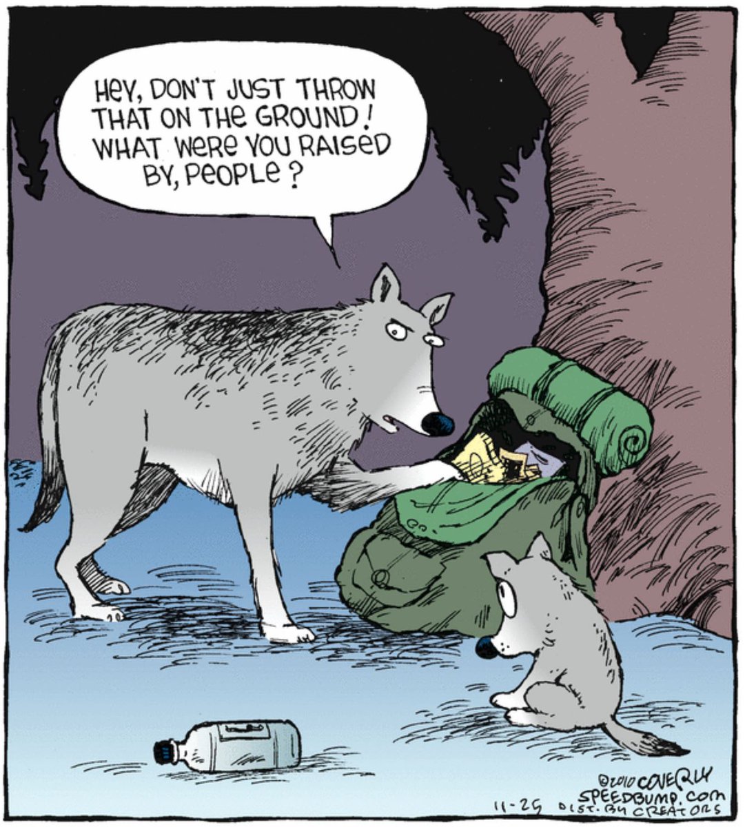 Be like a wolf 🐺

Follow <a href="/speedbumpcomic/">Dave Coverly</a> for more!