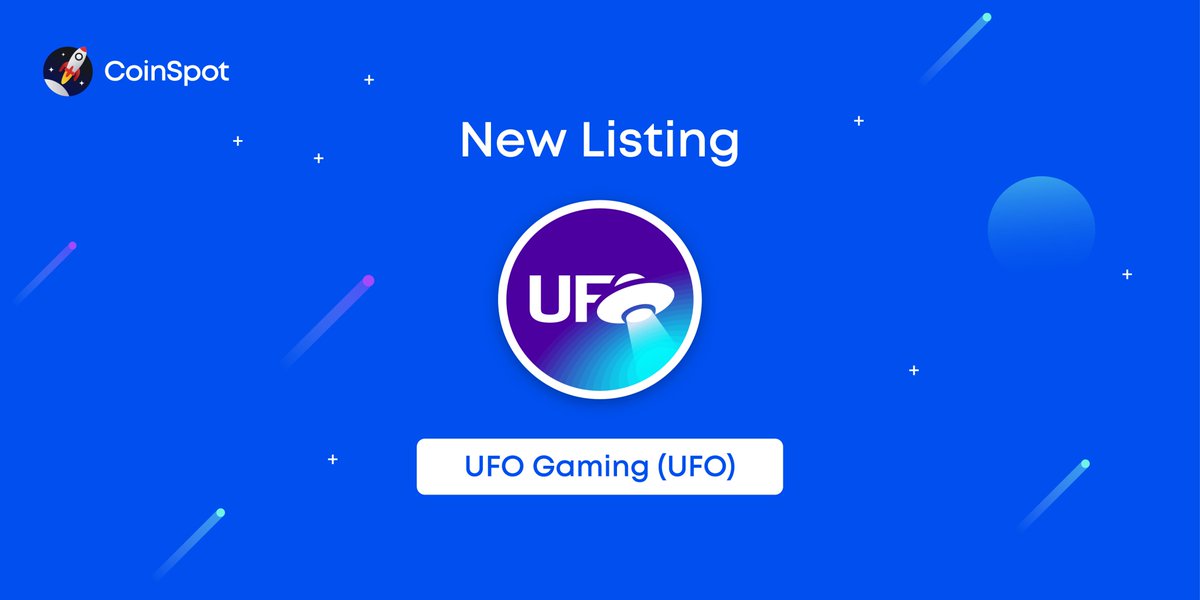 We have just listed UFO Gaming (UFO)!

RT for the chance to win $100 of UFO 💸

Check it out 👇
coinspot.com.au/buy/ufo

Happy trading! 🚀

<a href="/TheUFOtoken/">UFO Gaming</a>