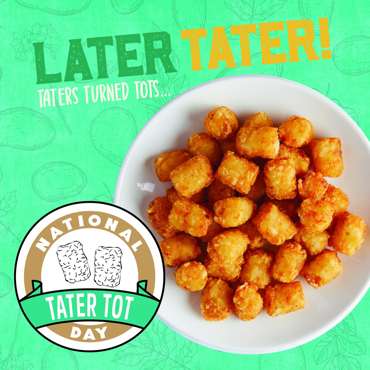It's National Tater Tot Day! Yes, you heard right – an entire day devoted to those yummy bites of potato goodness.
Today we will be featuring - Tater Tot Nachos <a href="/tulosomidwayhs/">Tuloso-Midway High School</a> <a href="/TMIntermediate/">Tuloso-Midway Intermediate School</a> <a href="/MiddleTuloso/">Tuloso Midway Middle School</a>