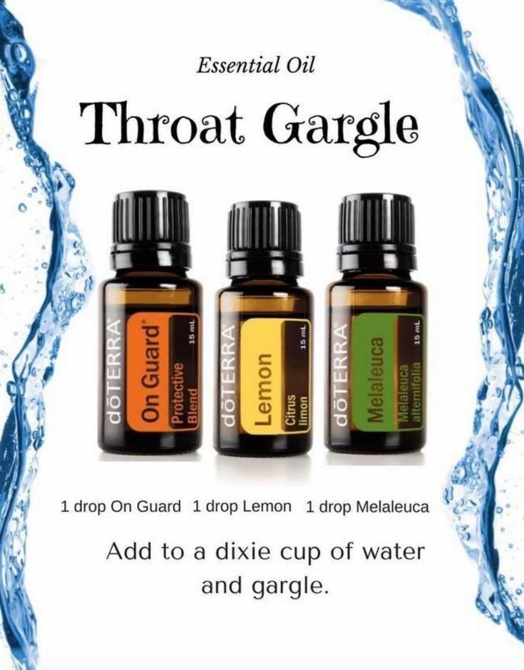 Add 1 drop of each to your mouth with a sip of water, and gargle well.  
Then swallow with extra water 💦 
Do this as many times throughout the day as needed. 
Don’t have dōTERRA oils? Message me, they are the only oils I trust to use internally
FloridaOilsRN.com