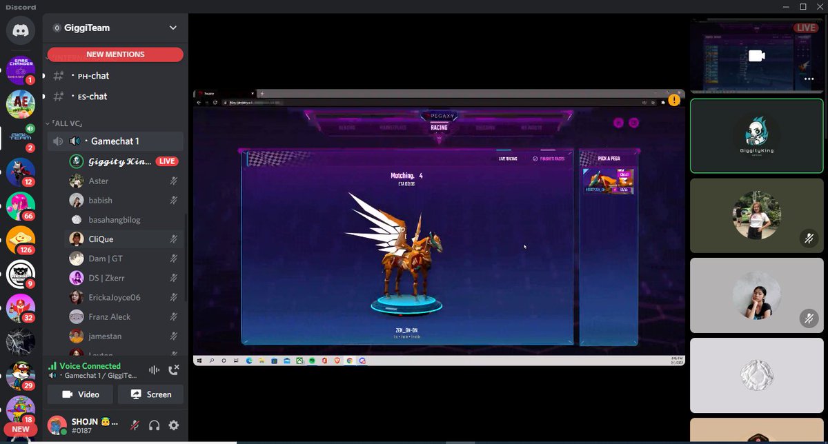 Shojn_'s tweet photo. Random stream with the one an only @giggity_king 🙌

Join our discord and be part of our growing community. 

👉https://t.co/cdpJPL0lyU

#Pegaxy
#metadrace 
#CrystalKingdoom https://t.co/FRmD4HUMU3