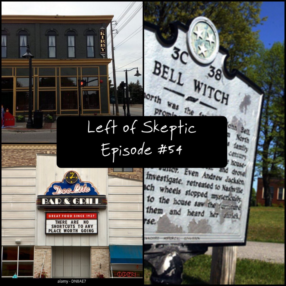 leftofskeptic's tweet image. We’re back to our regularly scheduled programming this #SpookyWednesday! First, Kala takes us back to #GrandHaven, MI to discuss two haunted restaurants, #KirbyHouse Resturant and #DeeLiteBarandGrill. And Brittany tells us about the #classictale of #TheBellWitch!