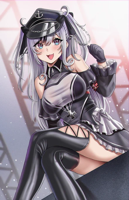 エルベの笑顔

#アズールレーン #アズレン 
#ファンアート #エルベ 