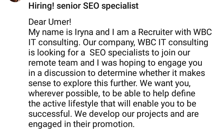 UmerFaheemMBA's tweet image. Alhamdulillah, received an exciting Remote Job Opportunity as &quot;Senior SEO Specialist&quot; for an American Inc. based in California (United States) 🇺🇸 via an International Recruiter. And all this made possible with my #LinkedInProfileOptimization strategies implementing from 7+ years.