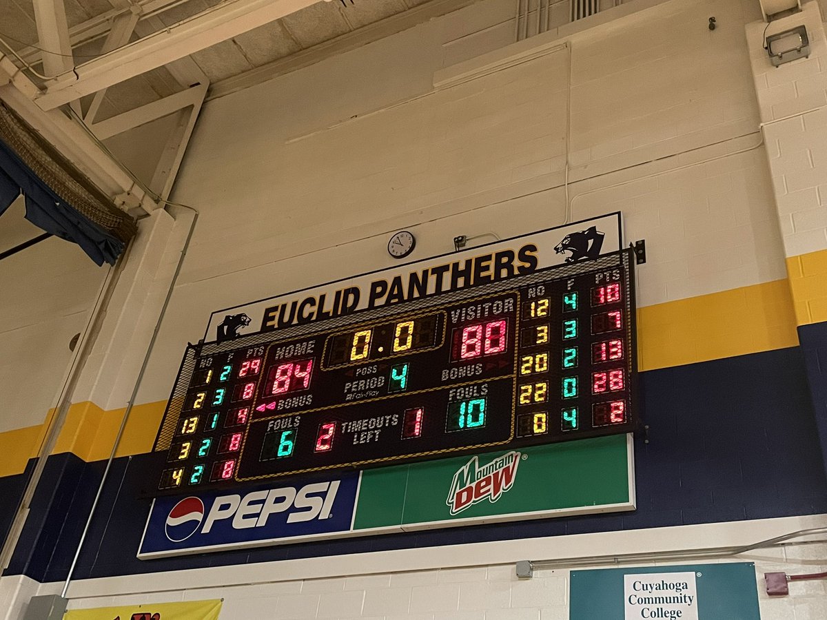 EUCPanthers's tweet photo. Senior night victory for the Panthers!@Euclid_Hoops https://t.co/WhvdJabxTx