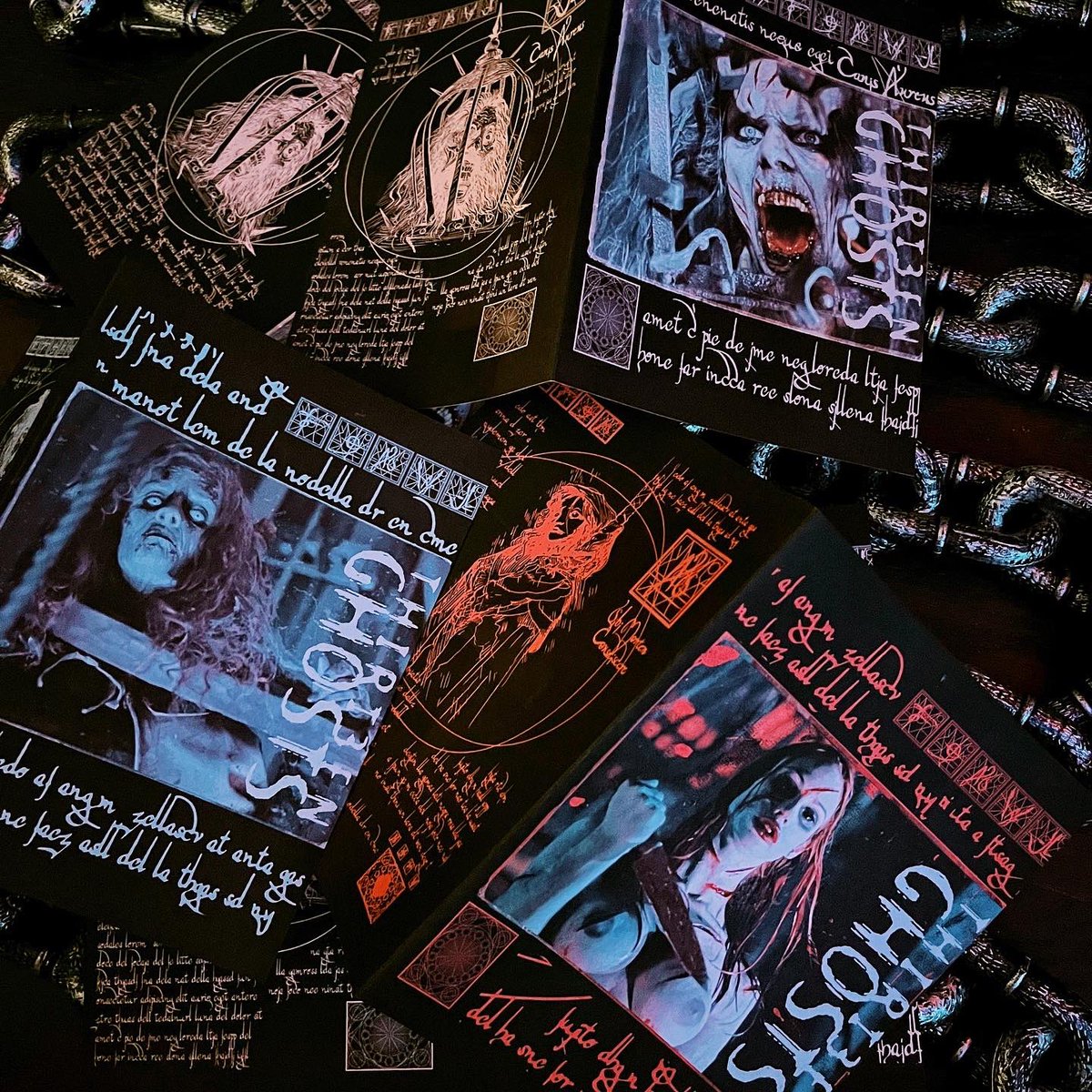 WornDoll's tweet photo. The Thir13en Ghosts Collection RETURNS with Valentine’s Day Cards! Order by Feb 6th to receive by the holiday 🖤 https://t.co/VvwPgBX3hJ https://t.co/GMvtX6KSut