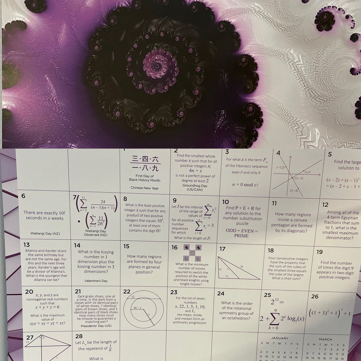 ehsmathclub's tweet photo. New month….new set of problems! Enjoy ⁦@ehsmathclub⁩ https://t.co/zFBFrug1yK