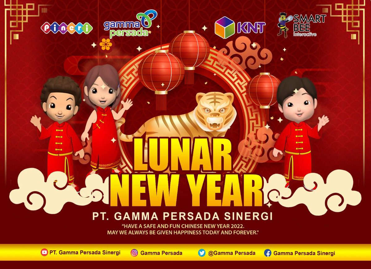 GammaPersada's tweet photo. Happy Chinese New Year 2022!🎉🥳
The year of Tiger 🐅
Wishing you Abundant Luck, Wealth and Opportunities in this Year!
Gong xi fa cai 
Xin nian kuai le 🧧🎊 https://t.co/2z5QUtK8Ur