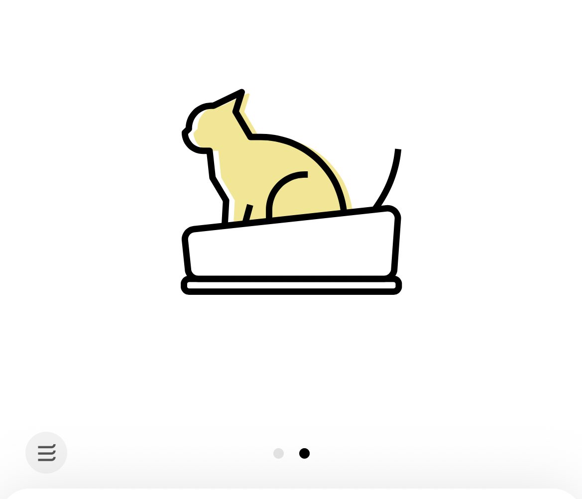 やまな 猫観察隊 トイレしてるイラストかわいいー Catlogboard T Co Wu4pnwxnek Twitter