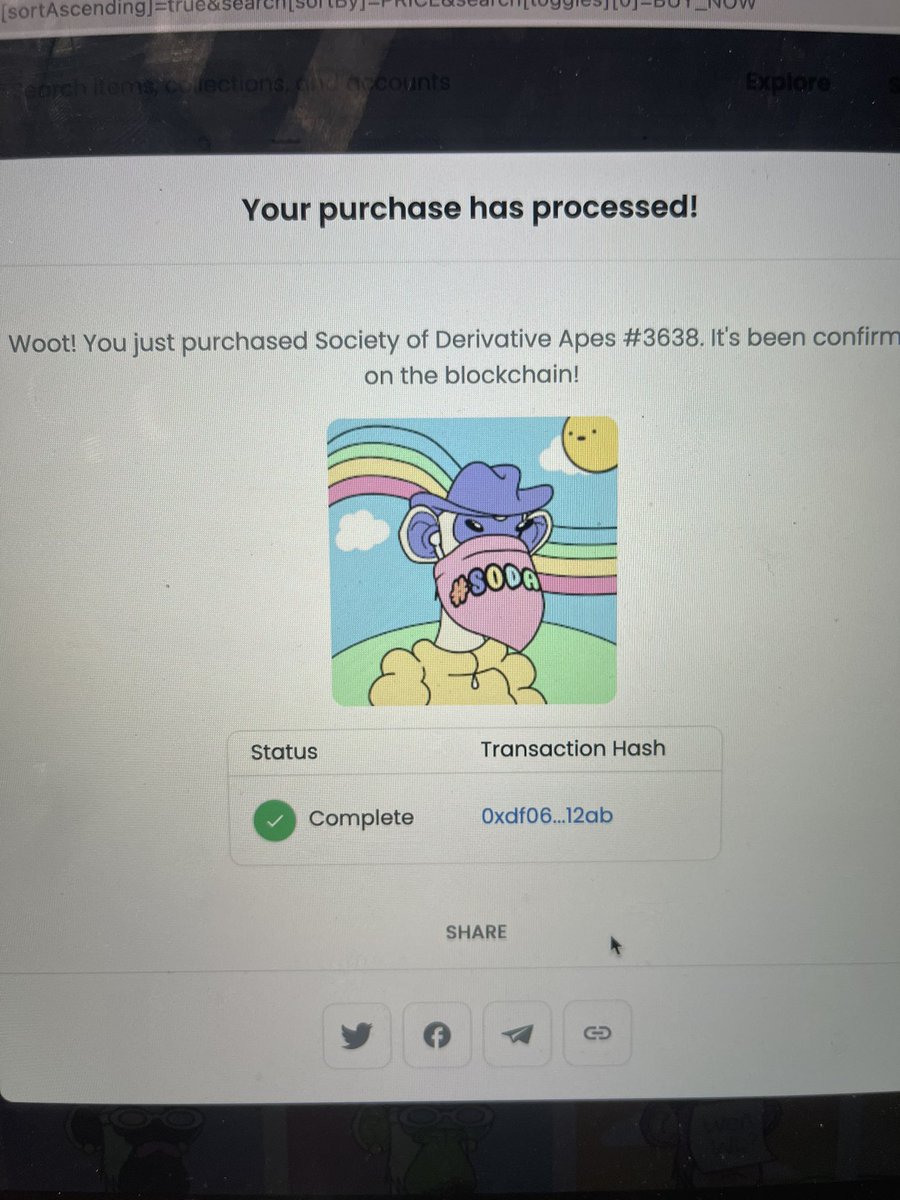 WadeeHabeebi's tweet photo. @DerivativeApes @DerivativeApes 🧹🧹🧹🧹🧹🧹🧹 SWEEP!!!!! Bought 12 SODA APES 🦍 yesterday and 4 more just now!!!! Will be buying on a regular basis!!!! Getting paper hands out and real #SodaGang members only!!!!🚀500RT’s I’ll buy ♾:)we’re going to the moon mark my words!!🚀🚀🚀 https://t.co/g24IWbJETN