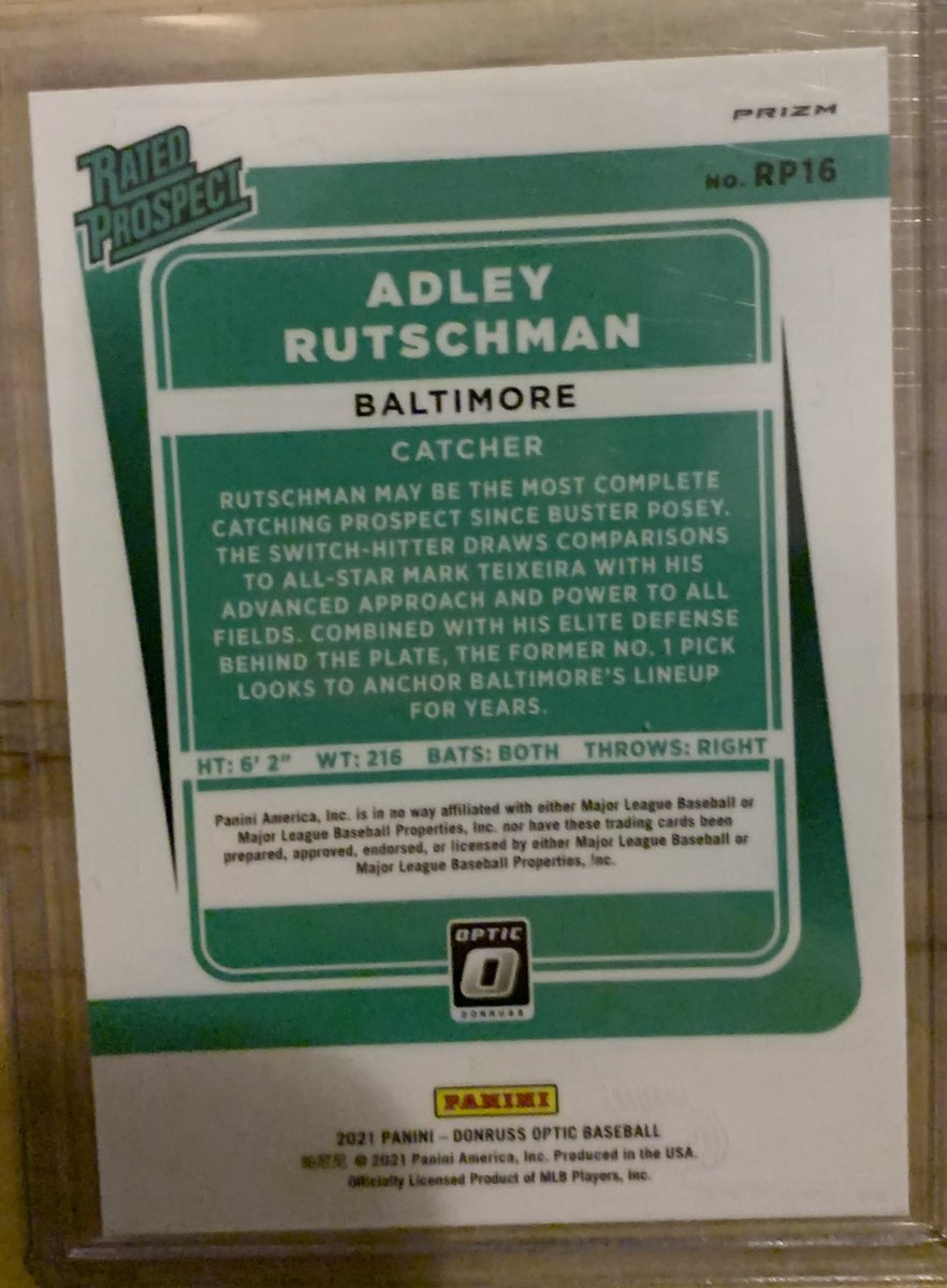 If I hit 100 followers before opening day I’ll choose a random follower that likes and retweets this to receive this Adley Rutschman card. #Birdland #Orioles