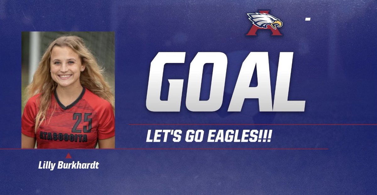 Varsity update: Goal scored by Lilly Burkhardt in the 4th minute of the second half against Summer Creek. Eagles up 4-0!