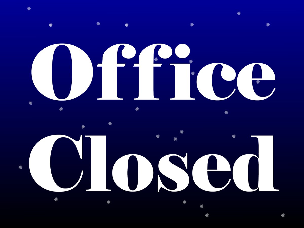 KMCA Office will be Closed tomorrow, February 2nd Due to Inclement Weather.