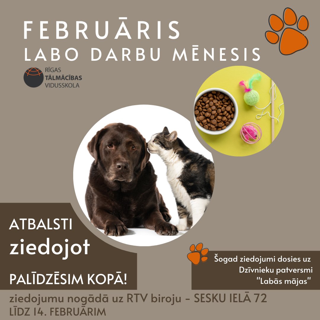 Talmaciba's tweet image. Gadiem neatņemamas tradīcijas jāsaglabā! Aicinām mūsu studentus, pedagogus, draugus atbalstīt patversmes iemītniekus! Vairāk info talmacibasvsk.lv