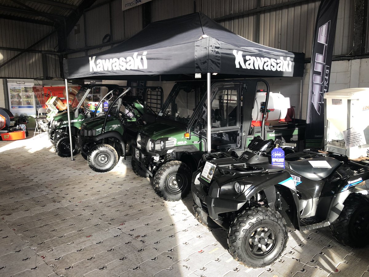 kawasakimule's tweet photo. Busy day yesterday at the 2022 Doe Show, come and check out the latest utility products from Kawasaki , find us in the Groundcare  Zone … @kawasakimule @Kawasaki_News @ErnestDoeSons #DoeShow2022 https://t.co/UvmfLDrAt8