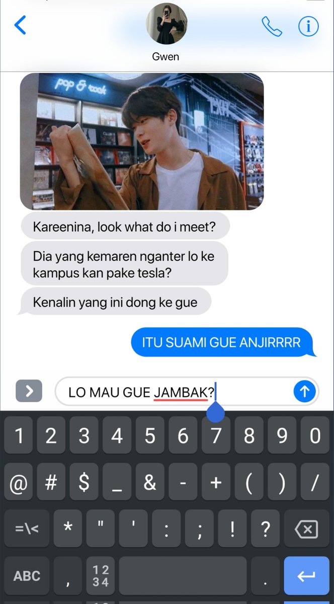 ; itu suami gue anjir, lo mau gue jambak? 

jung jaehyun five tweets au
©a_jamanika