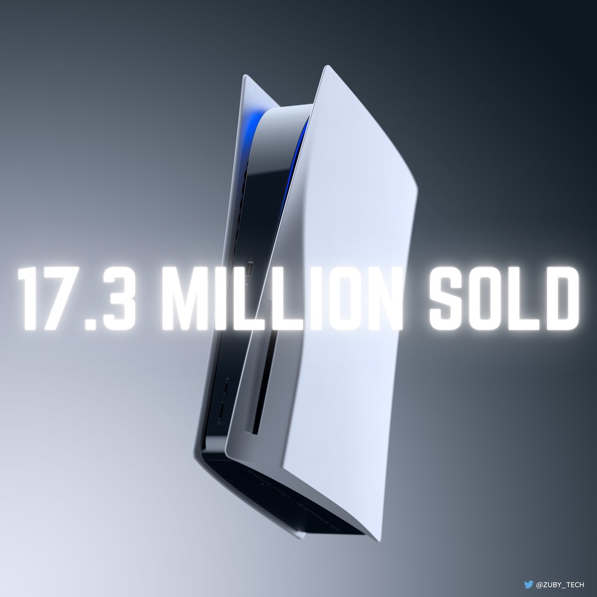 RT @Zuby_Tech: 17.3 Million Sold!

#PS5 #PlayStation5 #PlayStation #PlayHasNoLimits #DualSense https://t.co/Hd1Ic63I2V