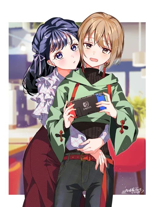 「こどもの近くに親ポケ絶対いるアレめっちゃ怖くね?」
#創作百合 