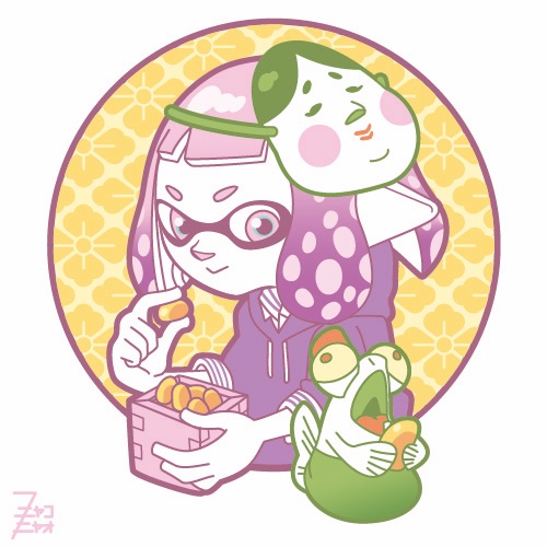 フニャコフニャオ 明日は節分 コジャケと旅をする日がくる件については 正直まだ困惑してます Splatoon2 スプラトゥーン2 節分イラスト T Co Jjqot0ftdi Twitter