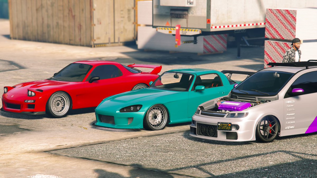Clean JDM Car Meet in #GTAOnline #JDM #carmeet