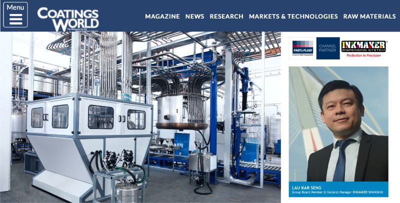 Inkmaker Worldwide (founder of IM GROUP) was in the news.

Leading US industry magazine Coatings World announces news of IEC+ joining IM GROUP (Formerly Inkmaker Group) and on the group's latest "Advanced" engineering phase.
#IMGROUP #inkmaker #ffm

coatingsworld.com/contents/view_…