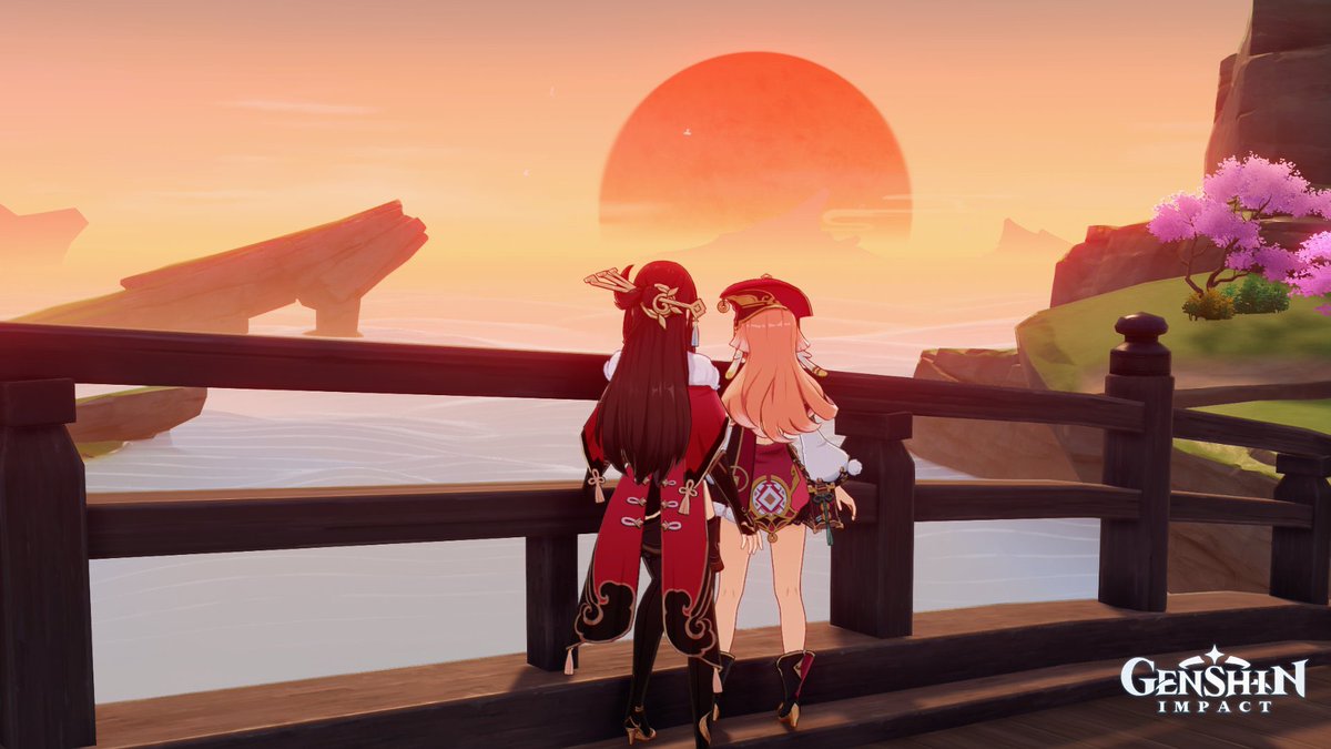 monabIoom's tweet photo. I was playing genshin with gf on ft and she asked me to be her valentine under the moon and looking at this heart shaped island then we watched the sunrise together isn’t that gay as fuck https://t.co/Z3HDcBcpgL