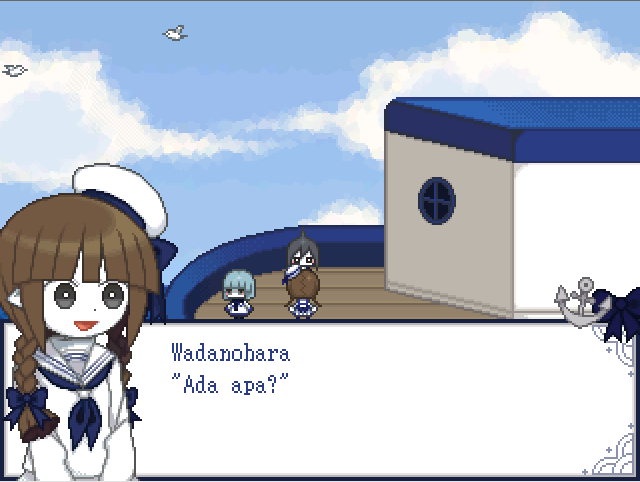44Shiyon's tweet photo. [Game Translate]
Wadanohara and The Great Blue Sea yang dibuat oleh Funamusea (@funamusea ) telah mendapat update Reboot. Sekarang juga sudah diterjemahkan ke Bahasa Indonesia!

Silahkan download game-nya lewat link ini!
https://t.co/ltnTdx9412 https://t.co/UK3KO4nIXN
