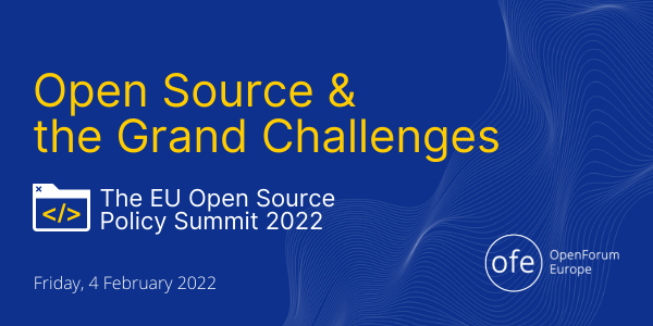 EU_DIGIT's tweet photo. 2️⃣ Days before the annual EU Open Source Policy Summit organised by @OpenForumEurope! 

Topic: How Open Source and Open Technologies help address the grand challenges of today?  

⏰ Still time to register! 👉https://t.co/V63S4ewBc1 https://t.co/yVvdKY8vZd